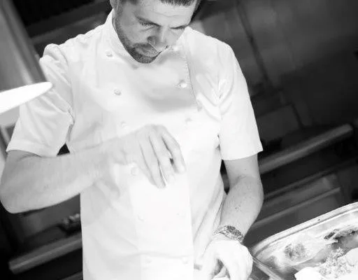 Arnaud in the kitchen